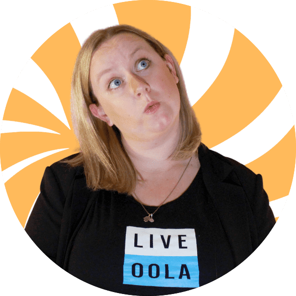 Podcaster Sarah Bowser sharing positive experience with Podcast Manager Lisa Ferguson.